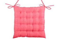 Galette de chaise unie en 16 points
