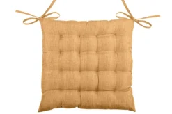 Galette de chaise unie en 16 points
