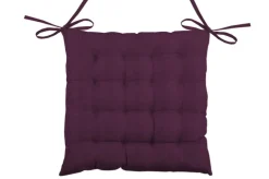 Galette de chaise unie en 16 points