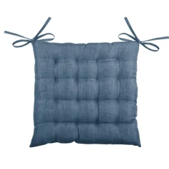 Galette de chaise unie en 16 points