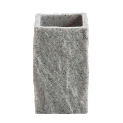 Gobelet porte brosse à dent effet minéral