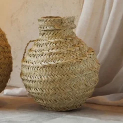 Grand panier déco jarre