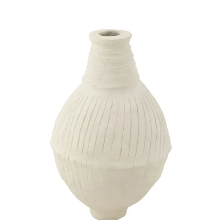 Grand vase décoratif en papier mâché