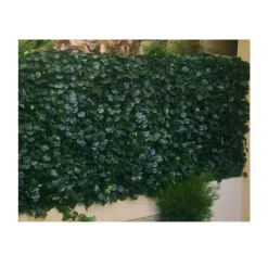 Haie artificielle feuillages en duo JET7GARDEN