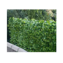 Haie végétale artificielle aspect feuilles de rosier JET7GARDEN