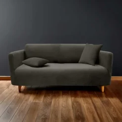 Housse de canapé extensible gaufrée pour canapé 3 places