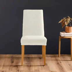 Housse de chaise extensible bouclette