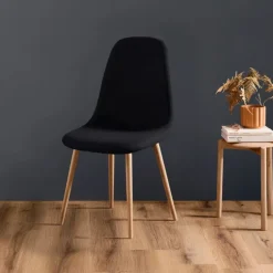 Housse de chaise scandinave extensible unie