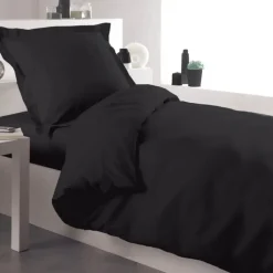Housse de couette percale 140 x 200 cm unie