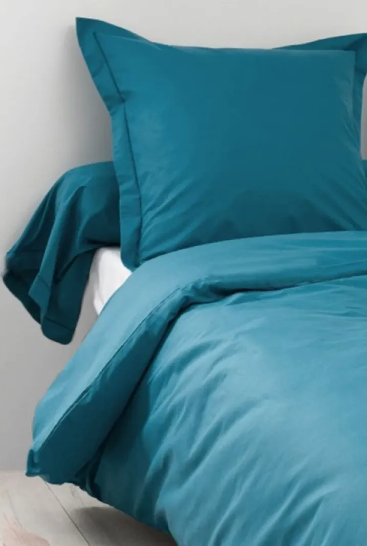 Housse de Couette Unie en 100 % Coton