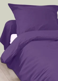 Housse de Couette Unie en 100 % Coton