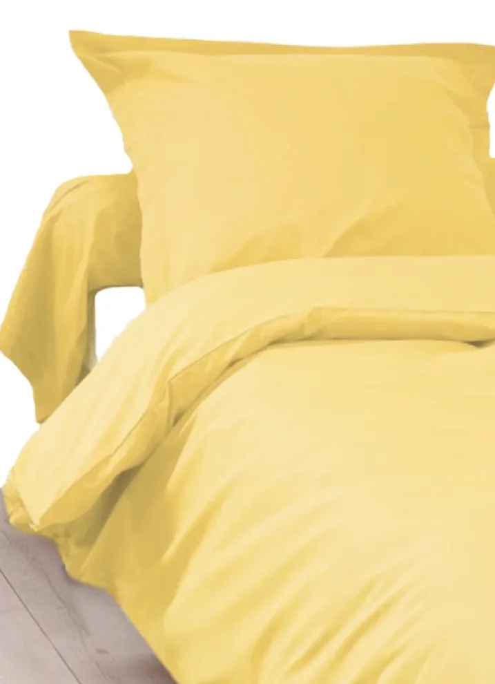 Housse de Couette Unie en 100 % Coton