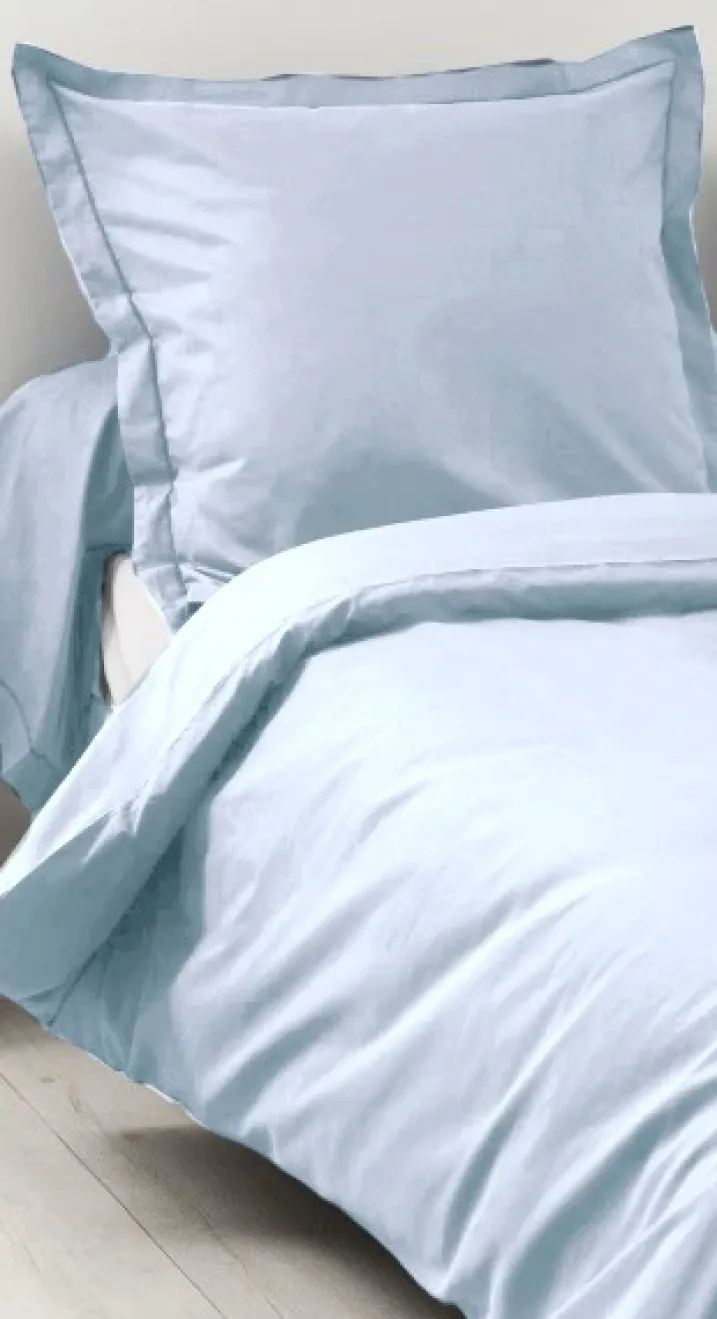 Housse de Couette Unie en 100 % Coton