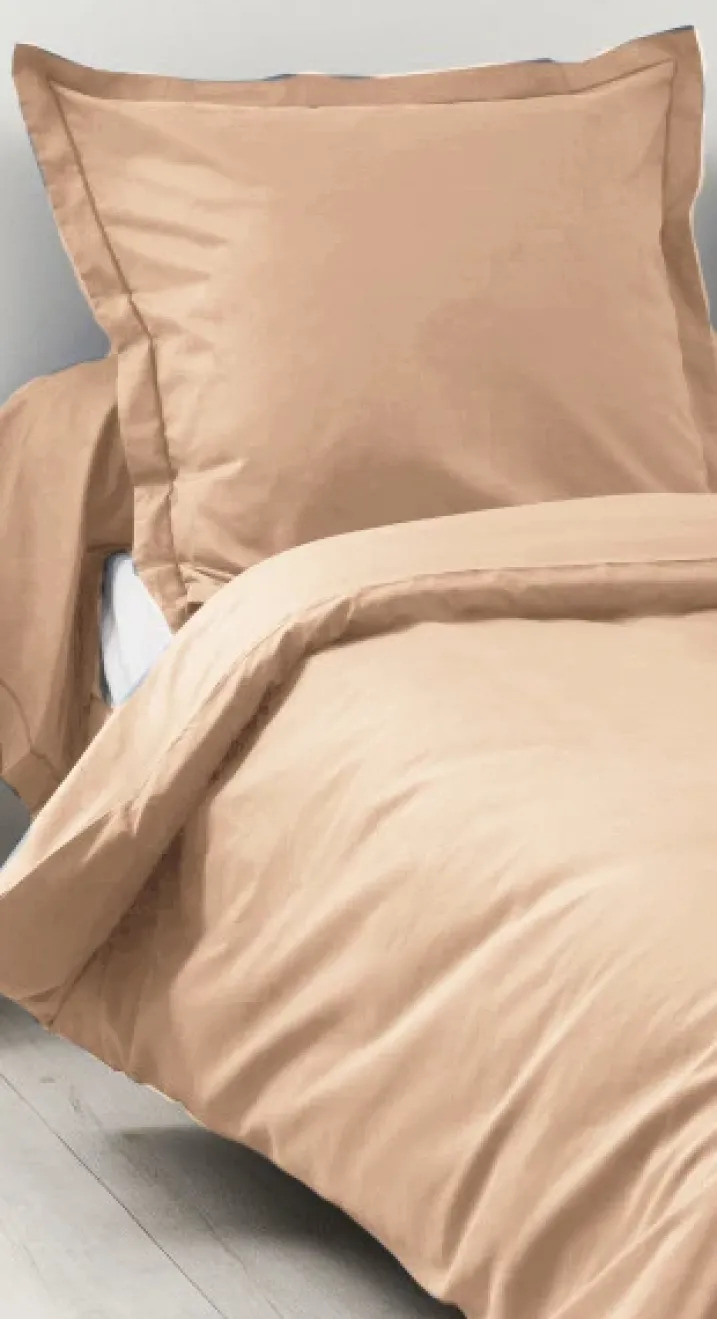 Housse de Couette Unie en 100 % Coton
