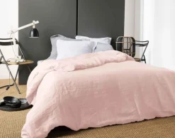 Housse de Couette Unie en Lin