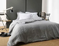 Housse de Couette Unie en Lin