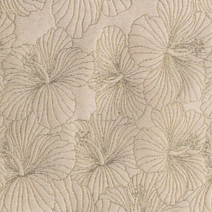 Housse de coussin aux fleurs d'hibiscus