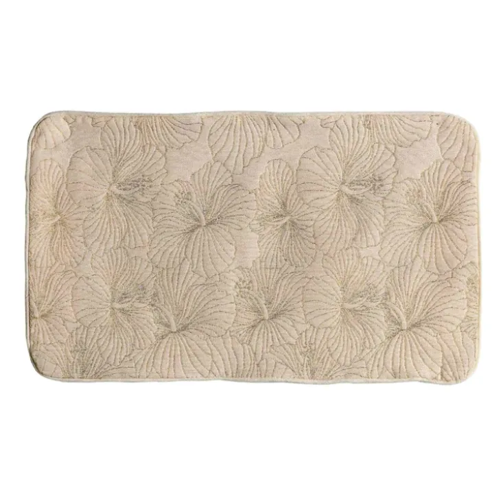 Housse de coussin aux fleurs d'hibiscus
