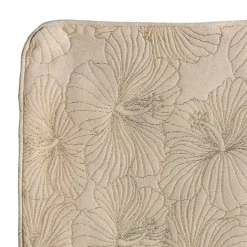 Housse de coussin aux fleurs d'hibiscus