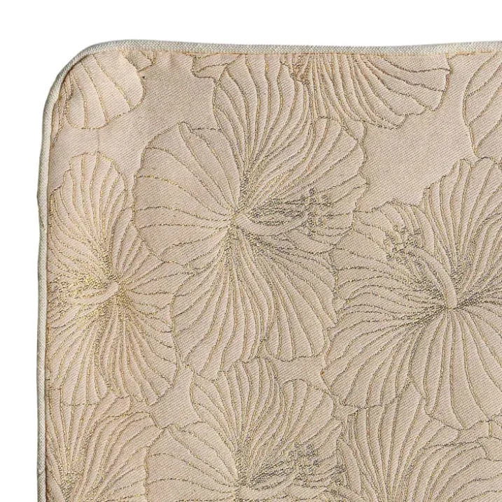 Housse de coussin aux fleurs d'hibiscus
