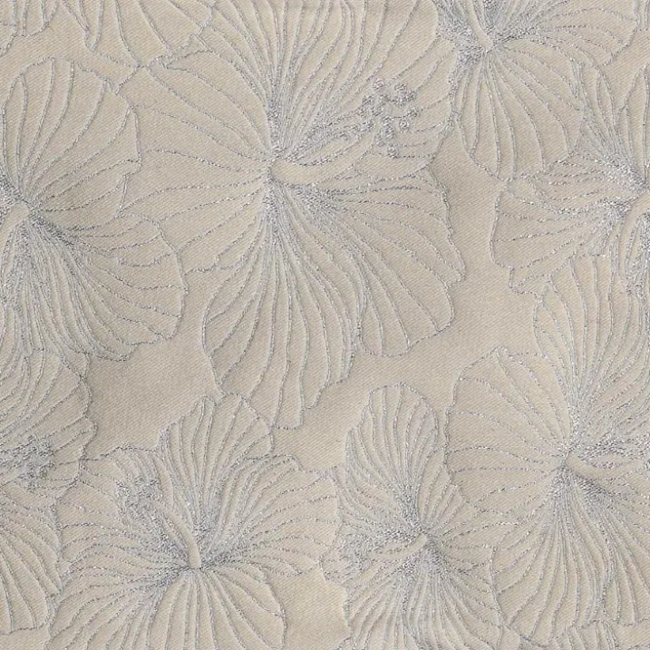 Housse de coussin aux fleurs d'hibiscus