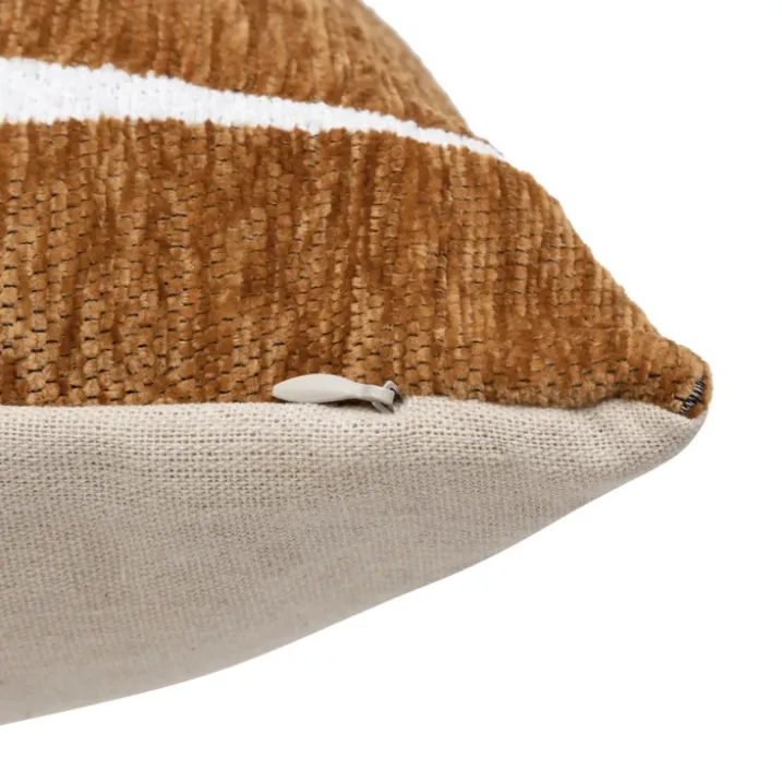 Housse de coussin chenille design