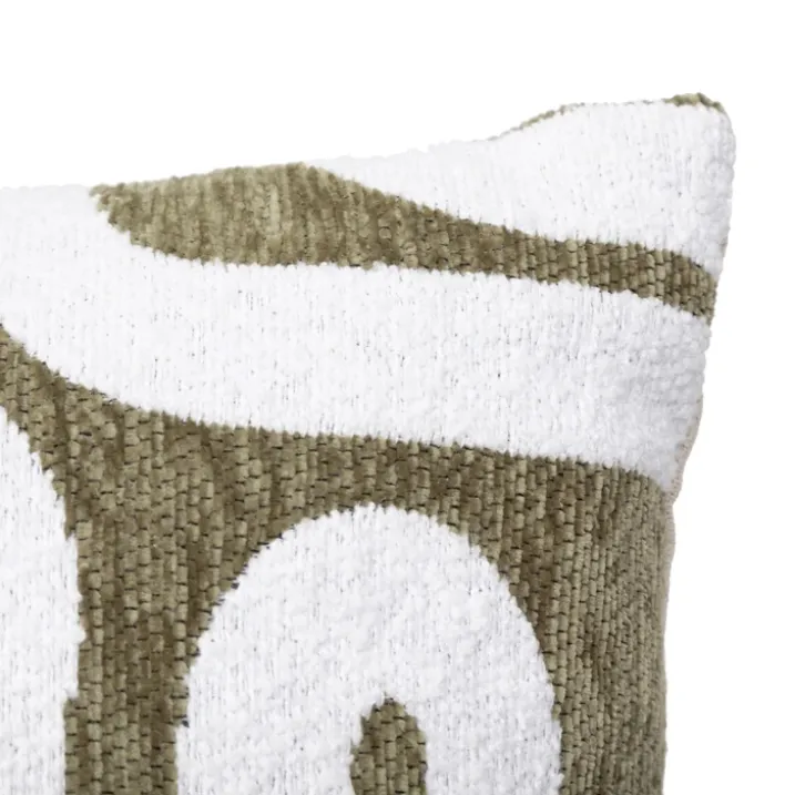Housse de coussin chenille design