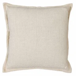 Housse de coussin 100% coton rayures rustiques LOURMARIN