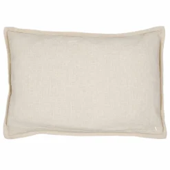 Housse de coussin 100% coton rayures rustiques LOURMARIN