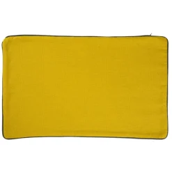 Housse de coussin en coton et chanvre