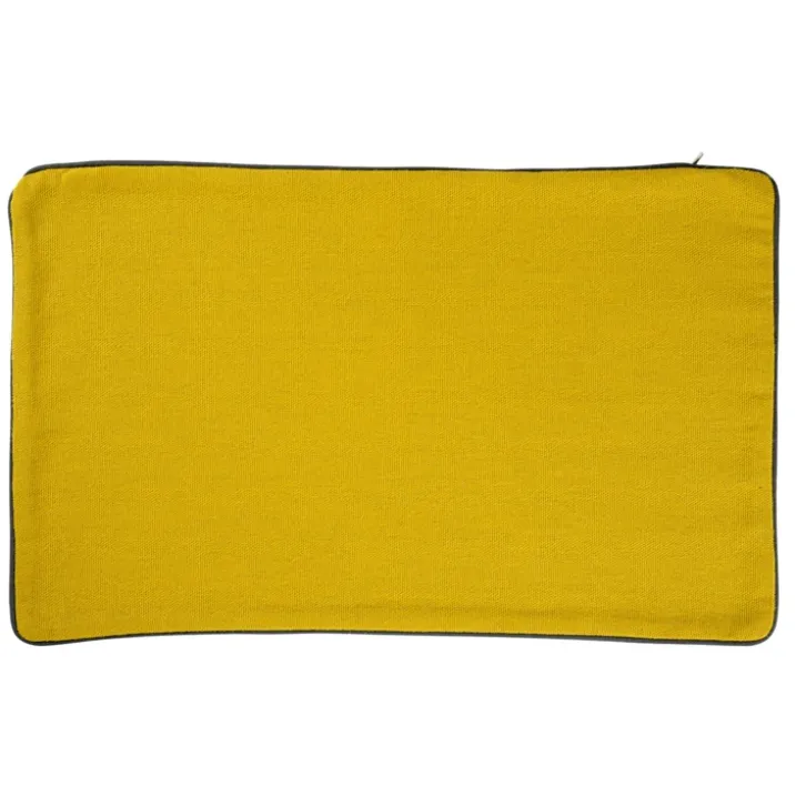 Housse de coussin en coton et chanvre