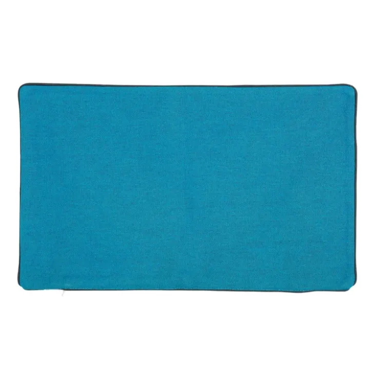 Housse de coussin en coton et chanvre