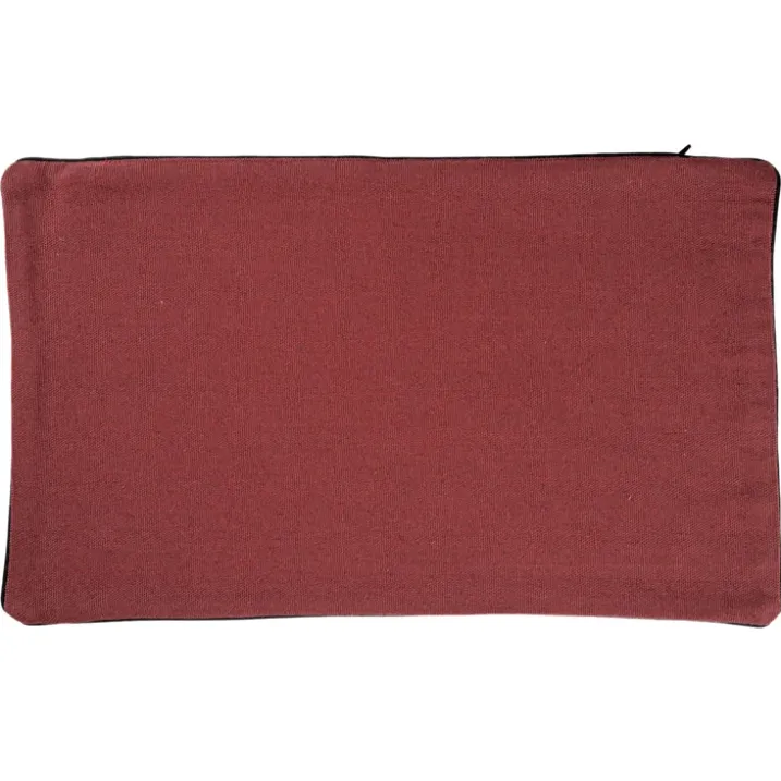 Housse de coussin en coton et chanvre