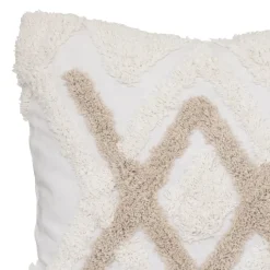 Housse de coussin en coton tufté