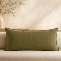 Housse de coussin en lin XXL 55x110 cmCALIFORNIA HAOMY