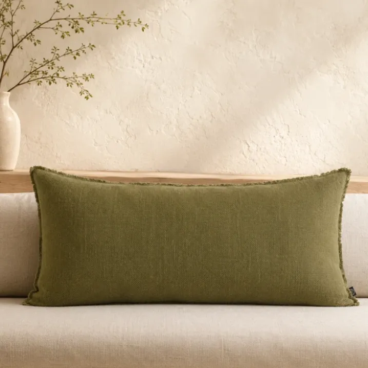 Housse de coussin en lin XXL 55x110 cmCALIFORNIA HAOMY