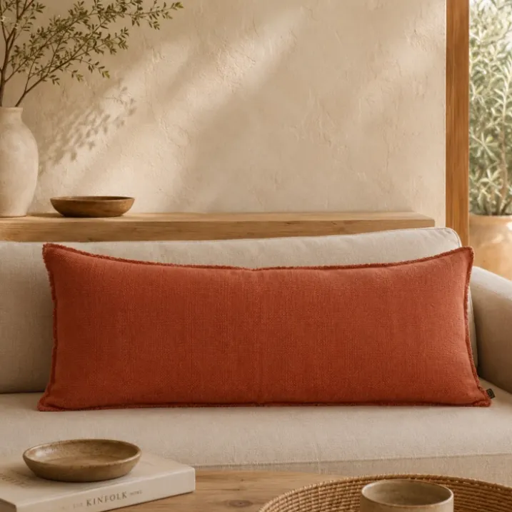 Housse de coussin en lin XXL 55x110 cmCALIFORNIA HAOMY