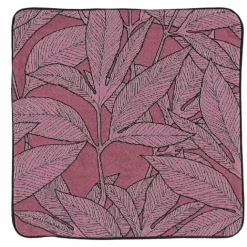 Housse de coussin esprit feuillages