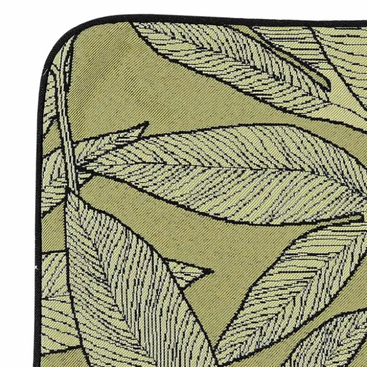 Housse de coussin esprit feuillages