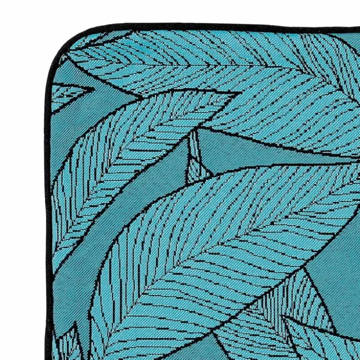 Housse de coussin esprit feuillages