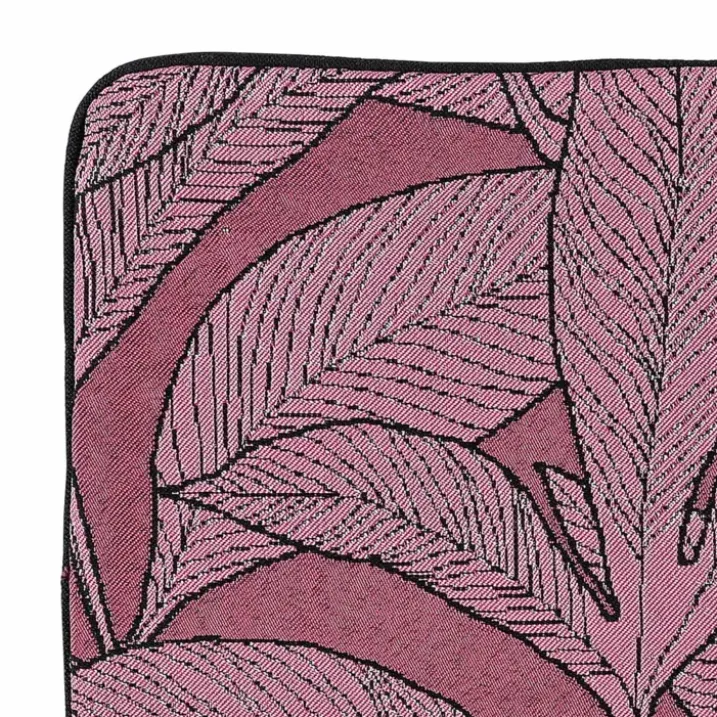 Housse de coussin esprit feuillages
