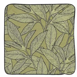 Housse de coussin esprit feuillages