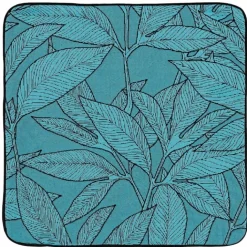 Housse de coussin esprit feuillages