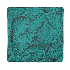 Housse de coussin esprit jungle tropicale