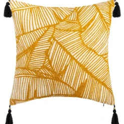 Housse de coussin esprit tropical