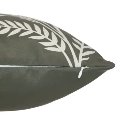 Housse de coussin extérieur motif végétal