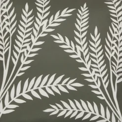 Housse de coussin extérieur motif végétal