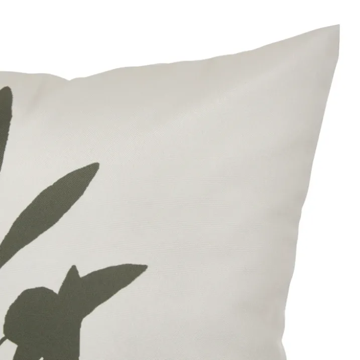 Housse de coussin extérieur olivier