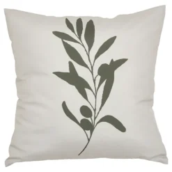Housse de coussin extérieur olivier