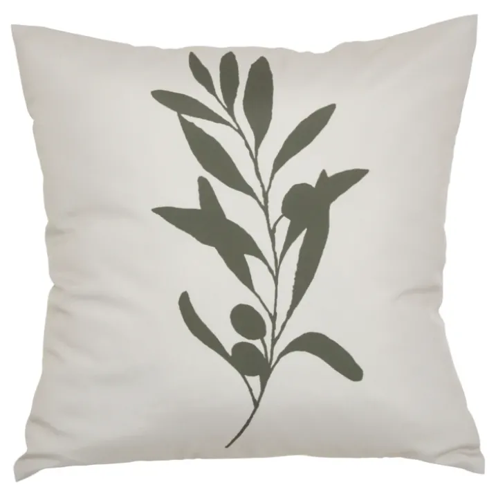 Housse de coussin extérieur olivier